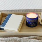 Calyan Wax Co. Indigo & Yuzu 3 Wick Scented Candle - Image 3
