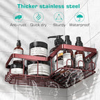 YASONIC Corner Shower Caddy, Rustproof Stainless Steel, No Drilling Wall - Image 3