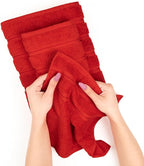 American Soft Linen Luxury 6 Piece Towel Set, 2 Bath Towels 2 Hand Towel 2 - Image 6