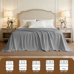 HBHLFZ Twin Flat Sheets Only 2 Pack - Image 3