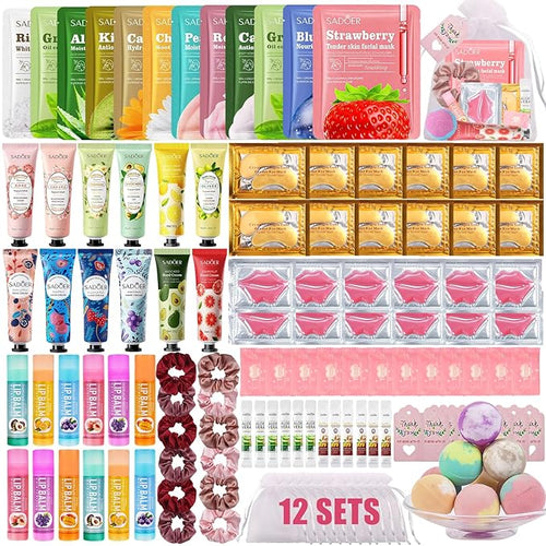 132PCS Spa Party Supplies for Women, Spa Party Favors Include Face Masks by Unknown