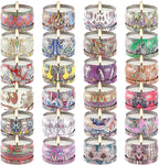 WPONSZU Scented Candles Gifts Set 24 Pack Soy Wax Travel Tin Jar Candles - Image 9