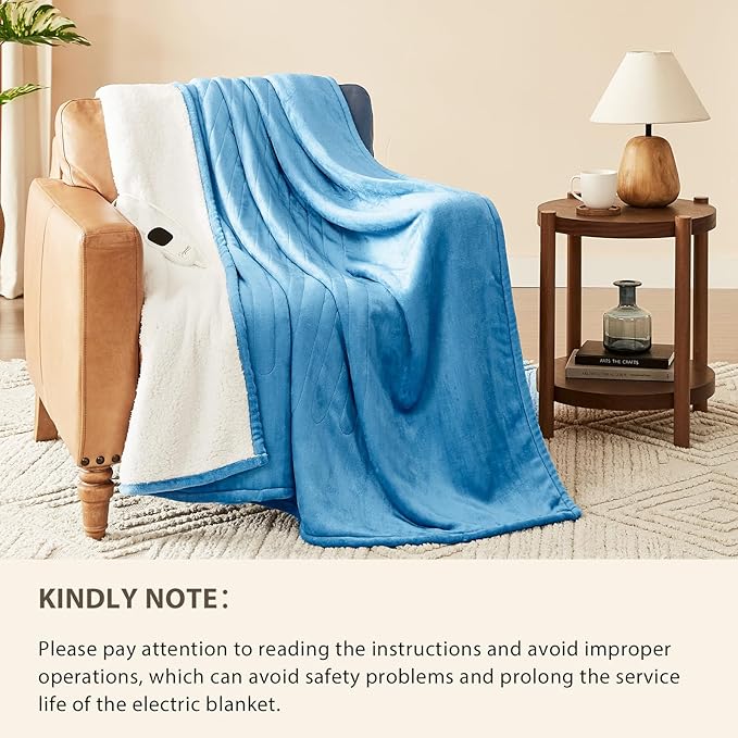 Homemate Heated Blanket Electric Throw - Image 6