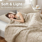 Comfort Spaces King Quilt Set Modern Reversible Ogee Coverlet King Bedding Set - Image 6