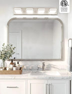 VOLISUN Modern Bathroom Vanity Light Fixtures, Brushed Nickel LED Bathroom - Image 2