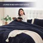 Smoofy Fluffy King Size Comforter Set 3 Pieces - Image 6