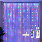 Brightown 300 LED Fairy Curtain Lights, Curtain String Lights, USB Plug in 8 by Brightown