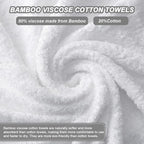 Aibaser Bath Towels, 27x54inch - Image 3