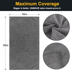 UNIMADE Salon Towels 2 Pack, Super Soft Microfiber Gym Towels, Highly Absorbent - Image 2