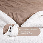 LaffyLo Heated Throw Blanket 50 x 60, Fast Heating Electric Blanket, Dual-Sided - Image 3