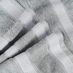CASA COPENHAGEN Solitaire 4Pcs 100% Egyptian Cotton Large Designer Towels Gift - Image 4