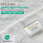 Bath Towels 2 Pack, 30 x 60 Inches, Large 100% Cotton Towels, Comfortable - Image 2