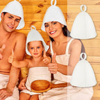 JaGely Sauna Hat for Men Women Sauna Hat Vaporarium Cap Russian Banya Cap for - Image 4