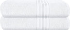 BOUTIQUO 100% Cotton 2 Pack Bath Towel Set 28x55 inches, Eco-Friendly Large by BOUTIQUO