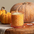 LA JOLIE MUSE Pumpkin Chai Candle – Pumpkin, Spicy Chai & Vanilla Scent | 6 oz - Image 3