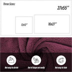 MOONQUEEN Ultra Soft Microfiber Coral Velvet Towel Set - Image 2