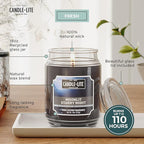 Candle-lite Scented Candles, Moonlight Starry Night, 18 oz Jar, Proudly Poured - Image 3