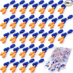 Tondiamo 200 Pairs Ear Plugs Reusable Silicone Earplugs by Tondiamo