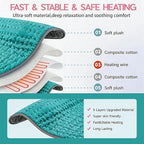 Cyan Heating Pad for Gifts Soothing Heat Therapy for Women & Men, Perfect - Image 2