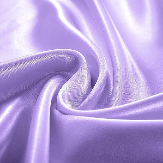 Homiest Lavender Satin Fitted Sheet - Image 4