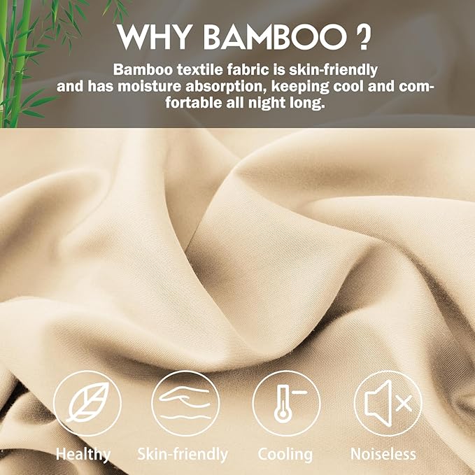 Body Pillowcase with Zipper Cooling Viscose from Bamboo Zippered Pillowcases - Image 2