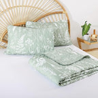 JANZAA Twin Quilt Sage Green Quilt Bed Spread Boho Quilt - Image 8