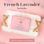 Spongellé French Lavender Pedi Buffer Bath Sponge | Exfoliating Foot & Heel - Image 2