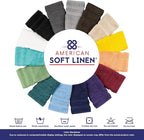 American Soft Linen Luxury 6 Piece Towel Set, 2 Bath Towels 2 Hand Towel 2 - Image 8