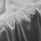 Aormenzy Satin Body Pillow Cover Set of 2, 20x54 Inches Silver Grey Case - Image 2