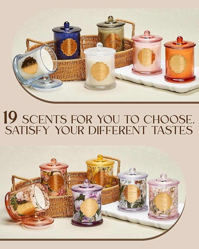 M&SENSE Basil Ginger Scented Candles, Plant-Based Soy Candles Non Toxic - Image 8