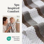 Modern Threads Pax 6-Piece Reversible Yarn Dyed Jacquard Towel Set - Image 4