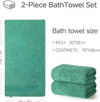 REDKISS Towels 2 Pack Luxury Extra Large Bath Towels Set 30 x 58 Inches – 100% - Image 2