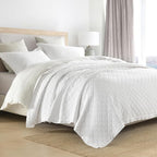 SahSahCasa Quilt Set Queen Size, 100% Cotton Quilt Bedding Set Bedspread - Image 3