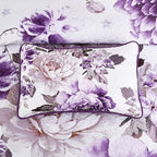 WONGS BEDDING Floral Quilt Set Purple Full, Quilted Printed Lightweight - Image 8