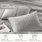 Comfort Spaces Kienna Quilt Set- Double Sided Stitching Design Summer Blanket - Image 5