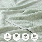 Superior Egyptian Cotton 8-Piece Towel Set, Guest Bath Decor Essentials - Image 8
