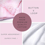 KEEPOZ Hair Towel Wrap Quick Dry 100% Cotton Super Absorbent Turban Head Wrap - Image 3