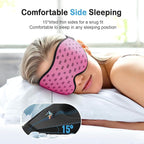 LitBear Breathable Sleep Mask, 3D Eye Mask Sleep - Image 3