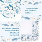 lasoftan Kids Sheet Set Twin Size, Twin Sheet Set - Image 3