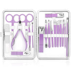 Manicure Set Professional Manicure Pedicure Kit Tools Travel Nail Care Kit by fenlebeneil