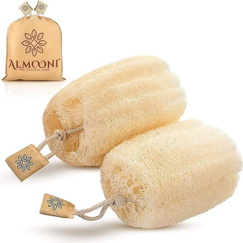 Almooni Natural Loofah Exfoliating Body Scrubber by Almooni
