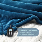 LaffyLo Electric Heated Blanket Queen Size 84 x 90, Dual Control, Fast Heating - Image 9