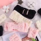 DiyJibb 9 Pcs Spa Headband for Washing Face, Skincare Headband and Wristband Set - Image 2