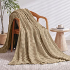 Knitted Weighted Blanket Kids, No Beads Heavy Blanket 40” x 60'' 7lbs, - Image 2