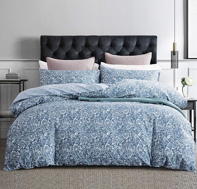 SLEEPBELLA Duvet Cover Set 600 Thread Count Cotton Bedding Set - Image 2