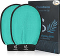 Exfoliating Gloves 2 Pcs, Exfoliating Body Scrubber by FUNDREM