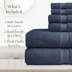 Springtree Home Luxury Viscose from Bamboo Bath Towel Set 6 Piece Set | 35% - Image 2