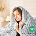 CozyLux Fluffy Queen Comforter Set - Image 3