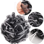 BTYMS 4 Pieces Shower Loofahs Bath Scrunchies 75g/pcs Large Bath Sponge Body - Image 2
