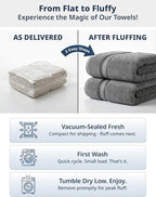 LANE LINEN Bath Towel Set of 12 – Premium 100% Cotton Towels - Image 3